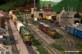 Freight and Local switching at Boonville