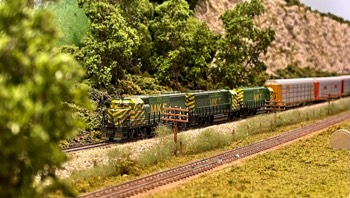Passing the bluffs at Rochport